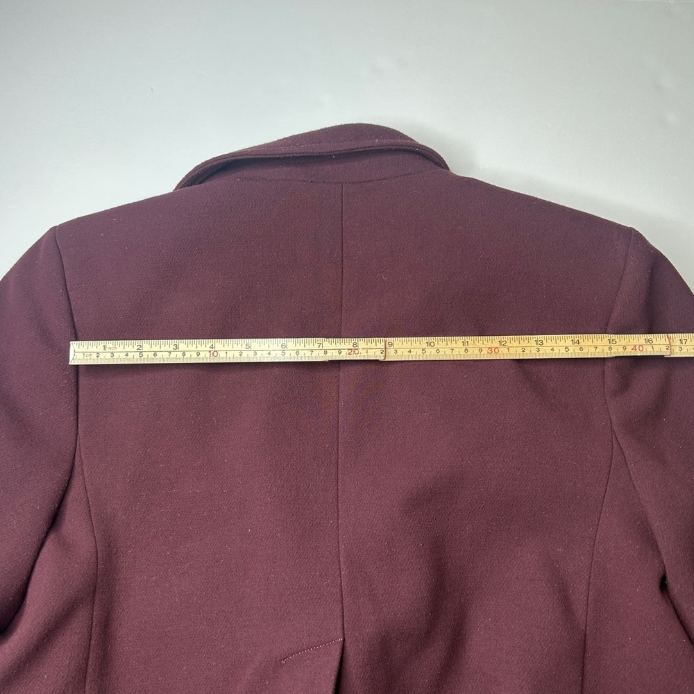 Cartonnier for Anthropologie Plum Balloon Sleeve Studio Blazer Jacket Size L - Picture 16 of 16
